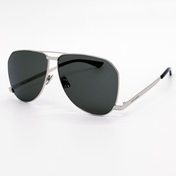 NEW SAINT LAURENT SUNGLASSES SL690 DUST 002 MEN SILVER EYEWEAR SL 690 DUST 002 - Picture 7 of 12